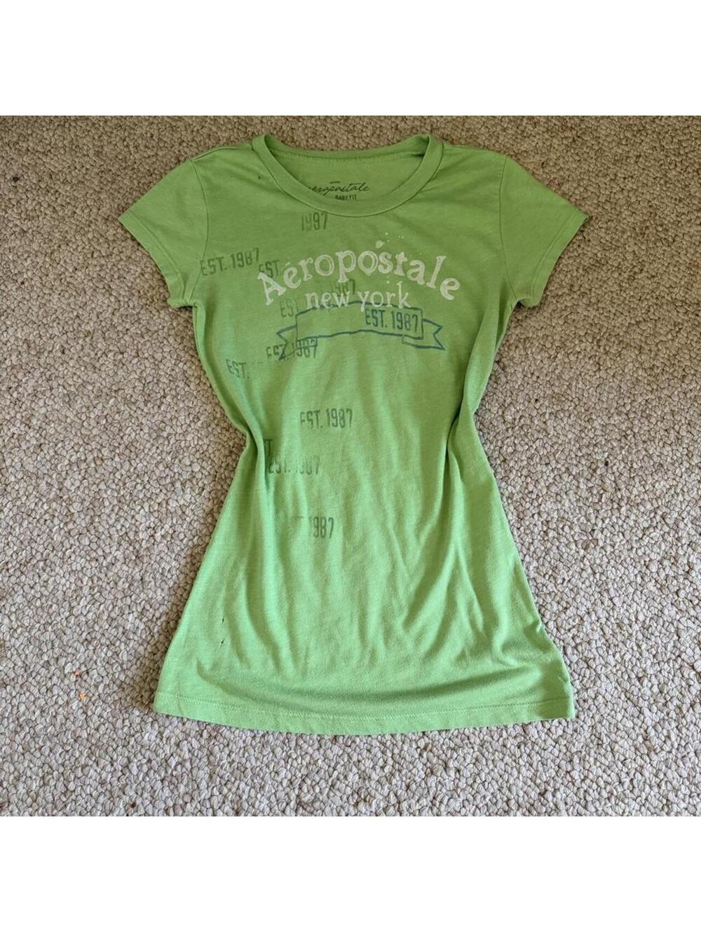 Green Aeropostale baby tee